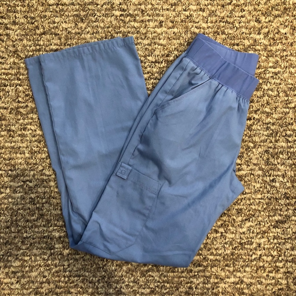 Cherokee Flexibles Ceil Blue Cargo Scrub Pant XS